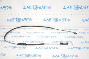 Hood release cable, 2 parts, Audi A4 B8 08-16