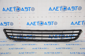 Lower grille front bumper VW Jetta 11-14 USA with chrome, cracks, broken fasteners