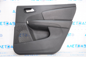 Door trim card rear right Dodge Journey 11-19 leather black, scratches
