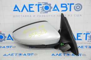 Side mirror right complete VW Jetta 11-18 6 pins, turn signal, silver