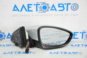 Side mirror right complete VW Jetta 11-18 6 pins, turn signal, silver