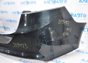 Rear bumper bare Ford Fusion mk5 13-18 green tears, dented, torn off fasteners