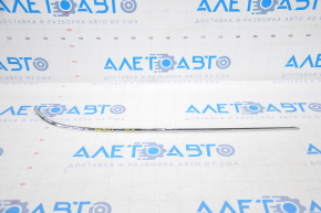 Left rear bumper molding with chrome for Mercedes W211 02-09 rest.