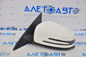 Left side mirror complete Mercedes CLA 14-19 11 pins 7+4 turn signal, heated, white