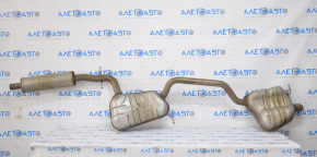 Exhaust manifold assembly VW Jetta 13-16 USA 1.4T resonator with barrel hybrid