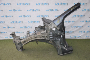 Front left quarter Chevrolet Volt 11-15 graphite, dented threshold and pillar