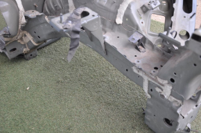 Front left quarter Chevrolet Volt 11-15 graphite, dented threshold and pillar