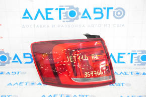 Light outer wing left VW Jetta 12-18 USA led, hybrid, scratches