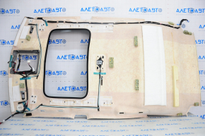 Lexus CT200h 11-13 headlining for sunroof, black, creases