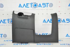 Driver's knee pad VW Jetta 11-18 USA black, with chrome trim, hybrid