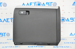 Glove box, glove compartment VW Jetta 11-18 USA black, with chrome insert, hybrid, scratches