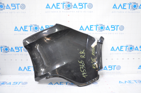 Bumper rear bare right fang Jeep Cherokee KL 14-18 black