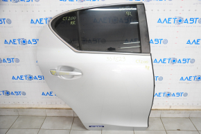 Door assembly rear right Lexus CT200h 11-17 silver 1J4