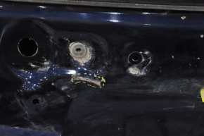 Naked trunk door with glass Mitsubishi Outlander 16-16 blue D14, dents, cracks