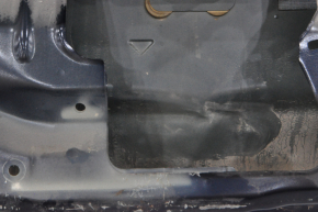 Naked trunk door with glass Mitsubishi Outlander 16-16 blue D14, dents, cracks