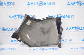 Rear bumper bare right fang Jeep Cherokee KL 14-18 blue part of the fastening is torn off, tear, breakage of the fastening