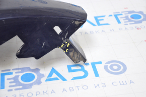 Rear bumper bare right fang Jeep Cherokee KL 14-18 blue part of the fastening is torn off, tear, breakage of the fastening