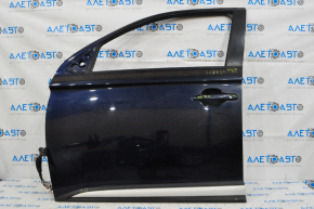Door assembly front left Mitsubishi Outlander 16-20 rest blue D14, lining defect
