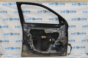 Door assembly front left Mitsubishi Outlander 16-20 rest blue D14, lining defect