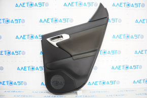 Door trim card rear right Lexus CT200h 11-17 black leather, scratches