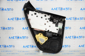 Door trim card rear right Lexus CT200h 11-17 black leather, scratches