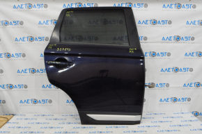 Door assembly rear right Mitsubishi Outlander 16-19 rest blue D14, bumps, paint chip, lining defect