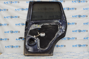 Door assembly rear right Mitsubishi Outlander 16-19 rest blue D14, bumps, paint chip, lining defect