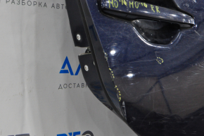 Door assembly rear right Mitsubishi Outlander 16-19 rest blue D14, bumps, paint chip, lining defect