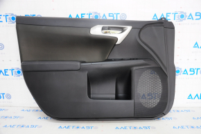 Door trim card front left Lexus CT200h 11-17 black leather, scratches