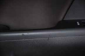 Door trim card front left Lexus CT200h 11-17 black leather, scratches