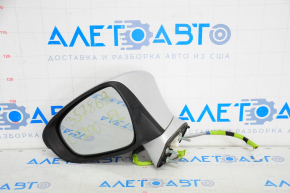 Left side mirror complete Lexus CT200h 11-13 7 pins, turn signal, silver, scratches
