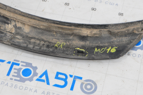 Rear right rear wing arch trim Mitsubishi Outlander 14-20 on the bumper is worn, scratches