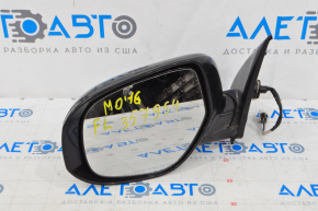 Left side mirror complete Mitsubishi Outlander 16-20 rest 5 pins blue, scratches