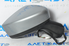 Side mirror right assembly Nissan Versa Note 13-19 3 pins, scuffs