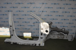 Front right quarter Dodge Journey 11-20 white, with central pillar