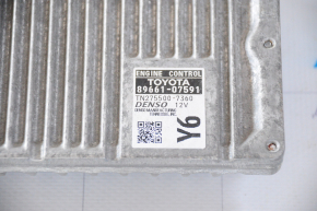 Block ECU engine computer Toyota Avalon 13-15 3.5