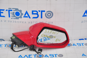 Side mirror right assembly Chevrolet Camaro 16- 3 pins, red