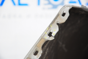 Bare rear bumper Nissan Versa Note 13-16 pre-rest, graphite, crack in mount