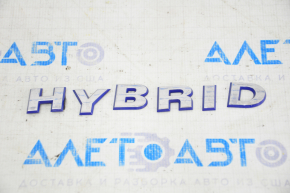 Emblem inscription HYBRID trunk lid VW Jetta 11-14 USA, hybrid
