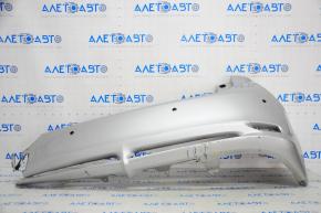 Bare rear bumper Lexus CT200h 11-13 pre-rest, without left part, dented, crack