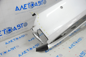Bare rear bumper Lexus CT200h 11-13 pre-rest, without left part, dented, crack