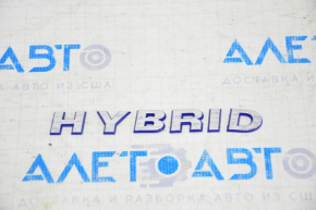 Emblem inscription HYBRID wing front right VW Jetta 11-14 USA, hybrid