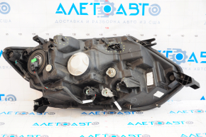 Headlight front left Nissan Rogue 17-20 bare, halogen, housing broken, fasteners broken