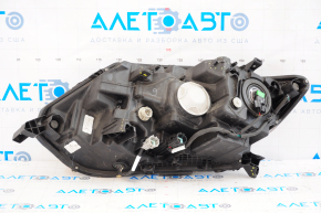 Headlight front right Nissan Rogue 17-20 bare, halogen, broken fasteners