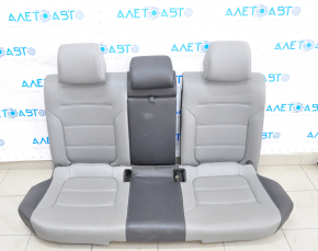 Rear row of seats 2 row VW Jetta 11-16 USA leather gray+black