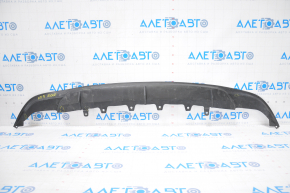 The rear bumper lip of Toyota Camry v55 15-17 usa SE is dented, torn, guides are broken