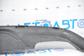 The rear bumper lip of Toyota Camry v55 15-17 usa SE is dented, torn, guides are broken