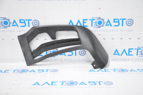 Front bumper lip lower left Lexus RX350 RX450h 10-12 pre-restoration tears, torn off fragment, filed down