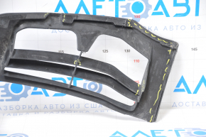 Front bumper lip lower left Lexus RX350 RX450h 10-12 pre-restoration tears, torn off fragment, filed down