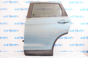 Door assembly rear left Honda CRV 12-16 blue BG62M, butt